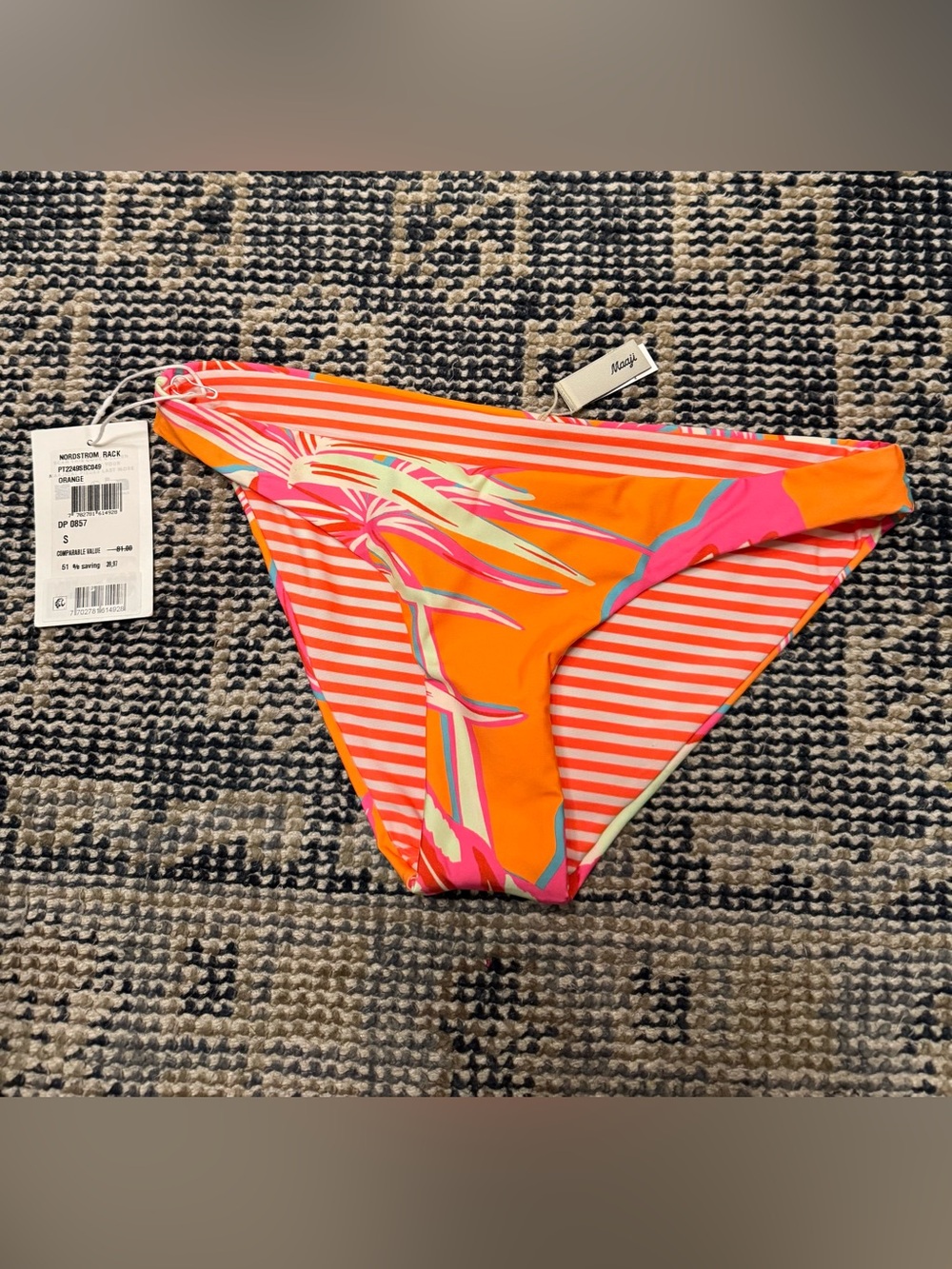 Maaji Flirt Reversible Bikini Bottoms size Small